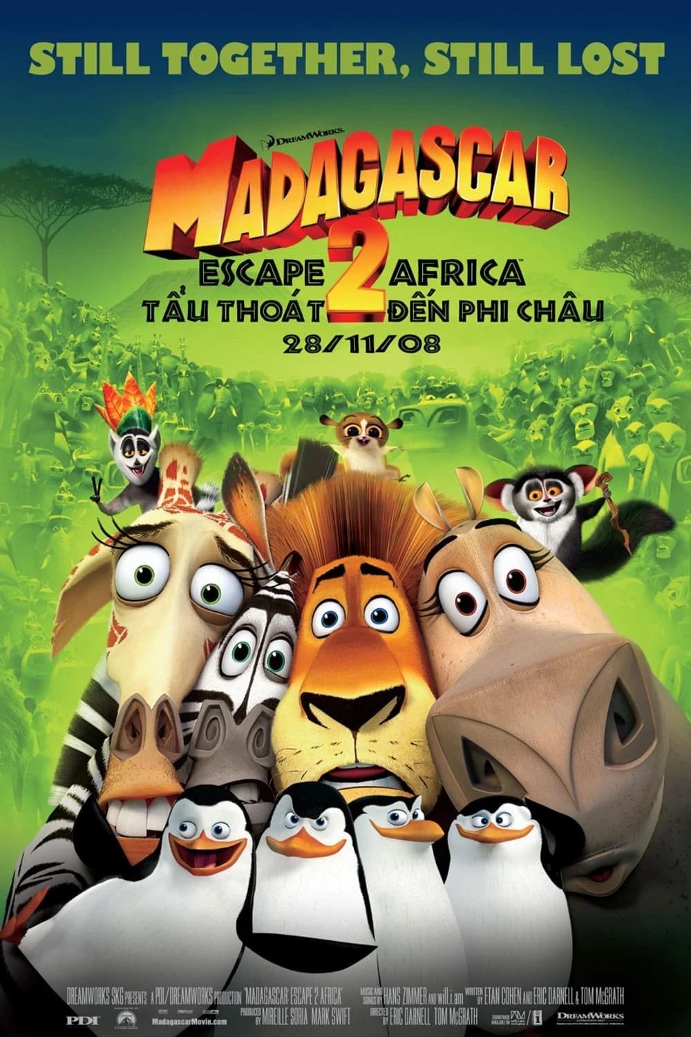 Xem Phim Madagascar 2: Tẩu Thoát Đến Châu Phi Vietsub HD Online - Rophim