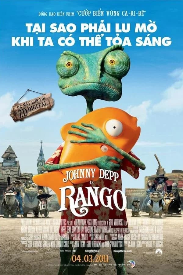 Xem Phim Rango: Tắc Kè Nhát Gan Vietsub HD Online - Rophim