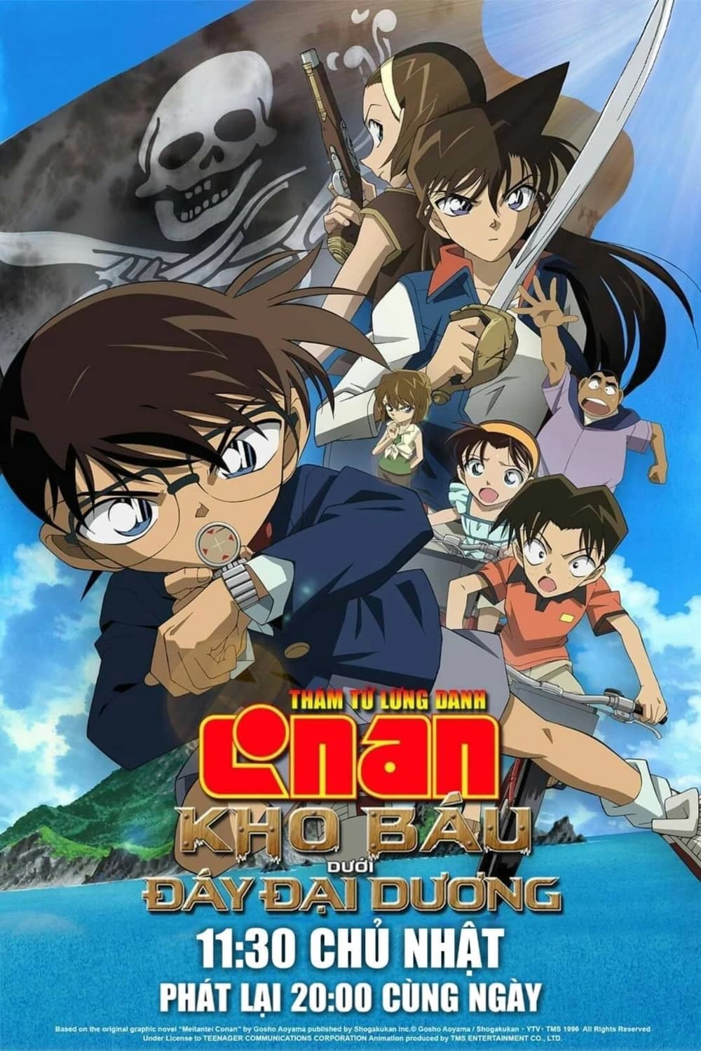 Xem Phim Thám Tử Lừng Danh Conan 11: Kho Báu Dưới Đáy Đại Dương Vietsub HD Online - Rophim