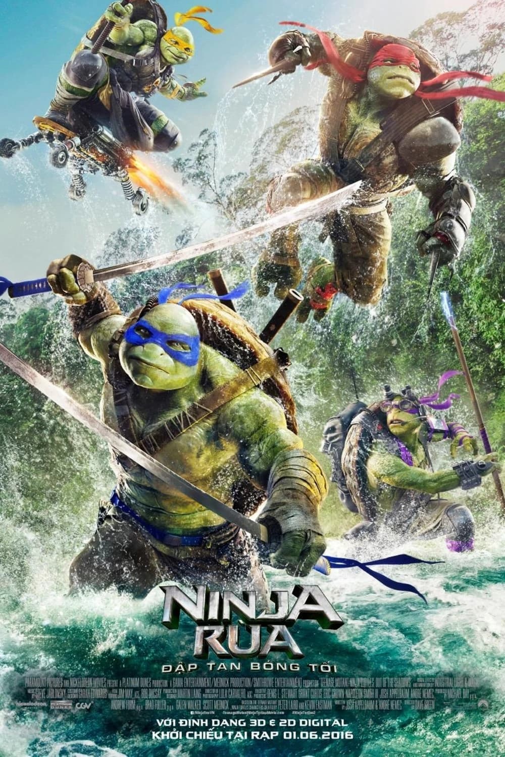 Xem Phim Ninja Rùa: Đập Tan Bóng Tối Vietsub HD Online - Rophim