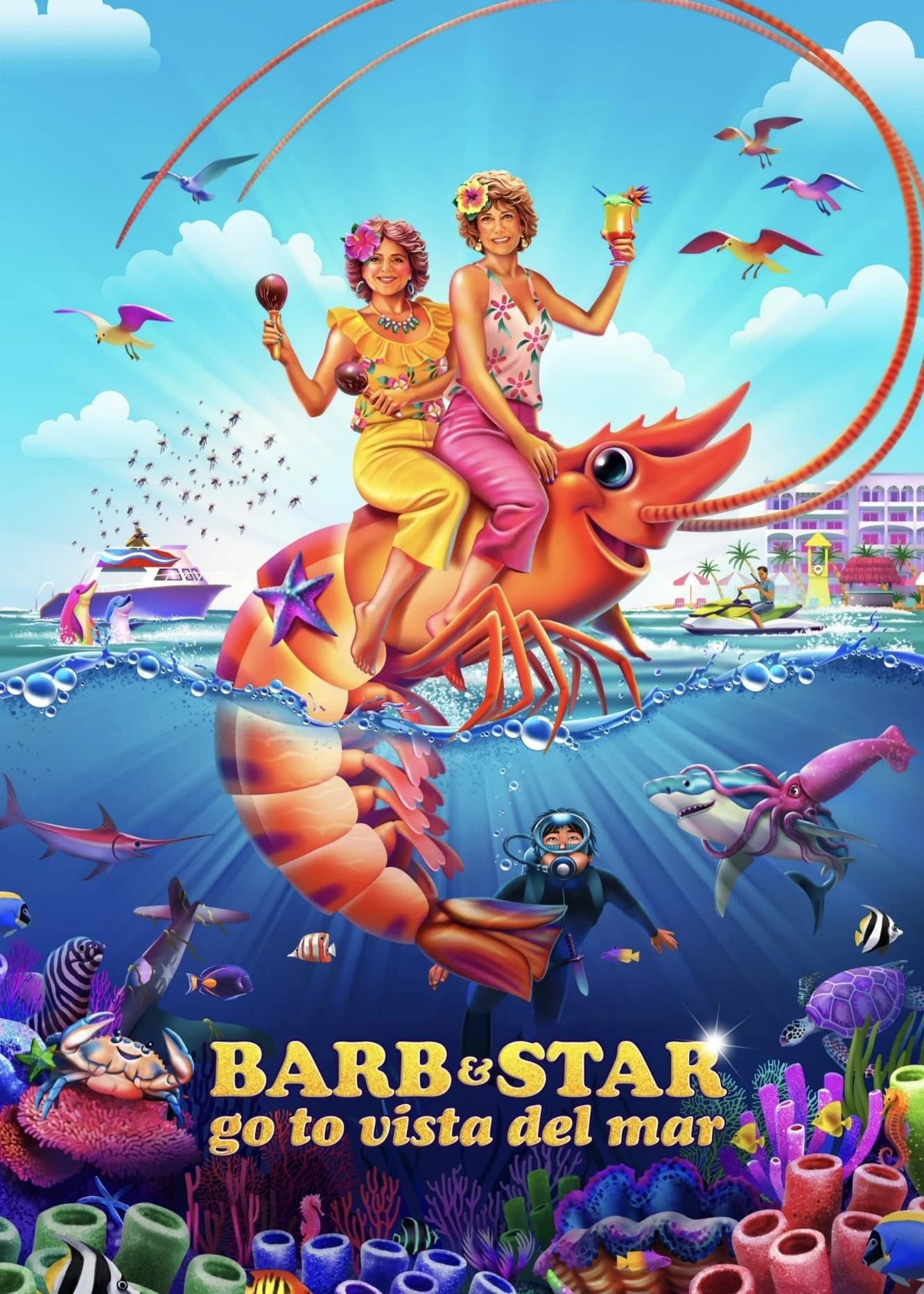 Xem Phim Cuộc Phiêu Lưu Của Barb Và Star: Đường Đến Vista Del Mar Vietsub HD Online - Rophim