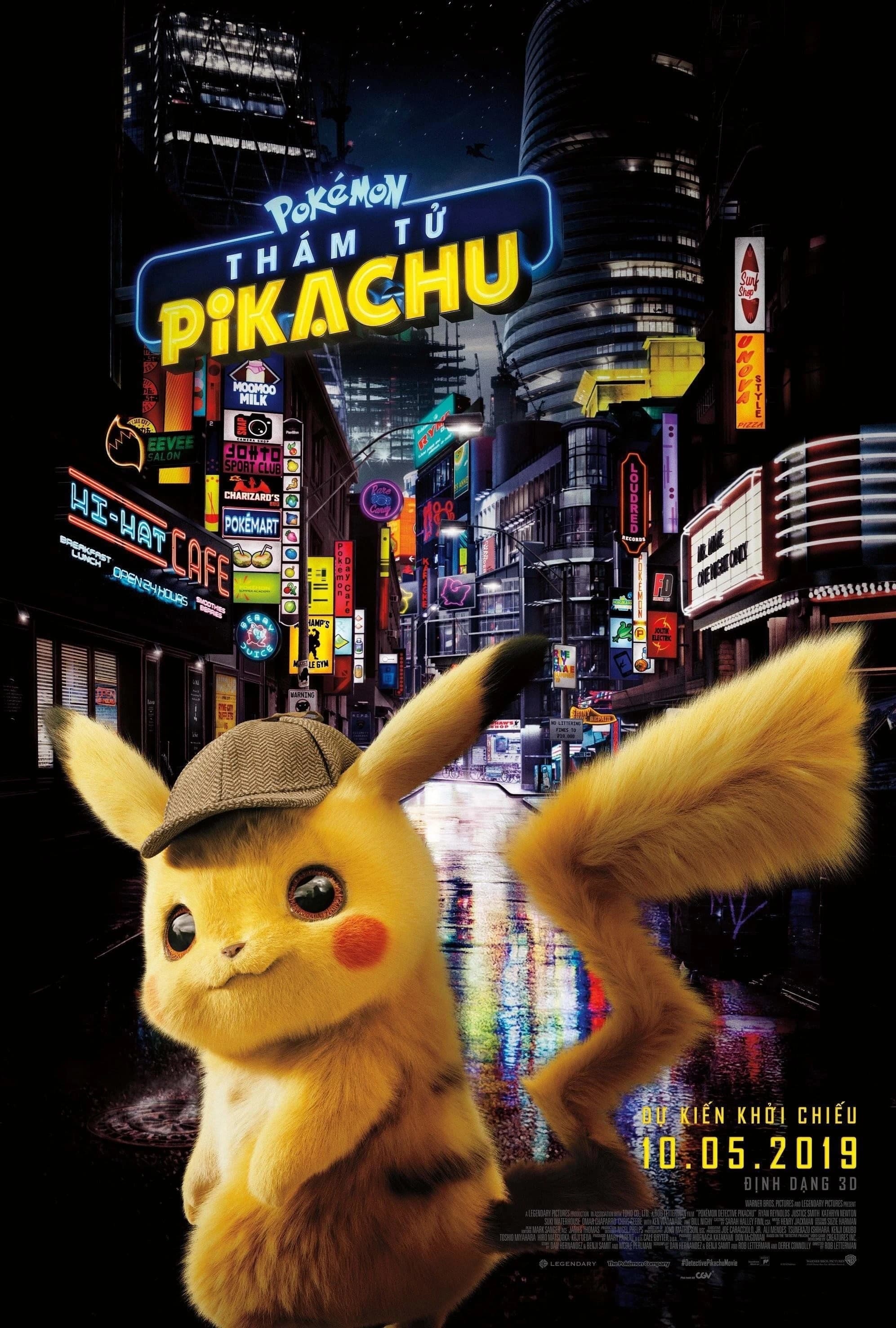 Xem Phim Pokémon: Thám Tử Pikachu Vietsub HD Online - Rophim